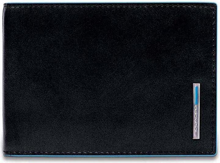 Actual product image Piquadro Blue Square - Men's wallet with flap ID window