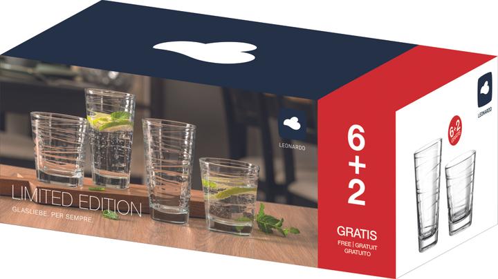 Immagine prodotto Leonardo Bicchieri Vario Struttura (0.20 l, 8 x)