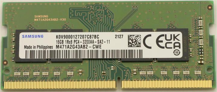 Produktbild Lenovo SoDIMM,16GB,DDR4,3200,Samsung (1 x 16GB, DDR4-RAM, SO-DIMM)