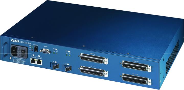Produktbild Zyxel IES-1248-51A IP Dslam Gehärteter ADSL 2+ Mini-IP-DSLAM, 48 ADSL2+ Ports