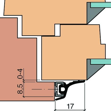 Actual product image Hebgo Retaining profiles 139