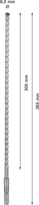 Actual product image Bosch Professional Zubehör Expert SDS plus-7X (8 millimetres)