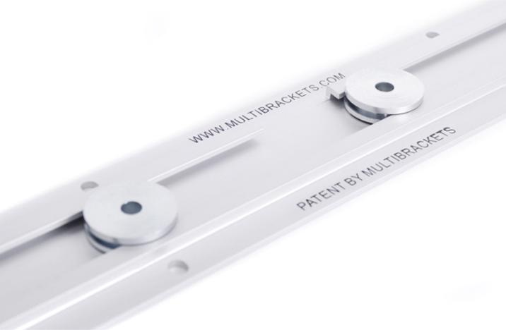 Produktbild Multibrackets M Universal Wallmount Super Slim Silver Medium (Wand, 43", 55 kg)