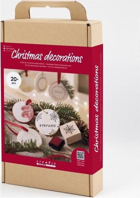 Produktbild Creativ Company Bastelset Weihnachtskugeln Ton