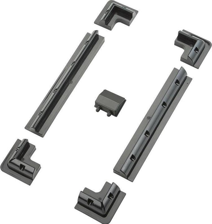 Ective Montage-Komplettset lang für Solarinstallation 7-teilig (schwarz)