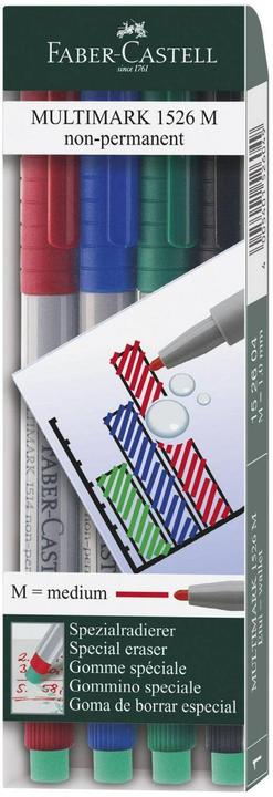Faber-Castell Overheadstift Multimark Non-Permanent (4 x)
