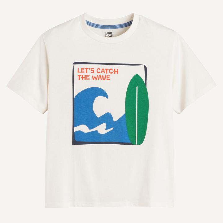 Produktbild La Redoute Collections Oversized T-Shirt mit kurzen Ärmeln und Print (104)