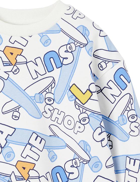 Immagine prodotto Vertbaudet Jungen Sweatshirt mit Skater-Print und Recycling-Polyester (158, 164)