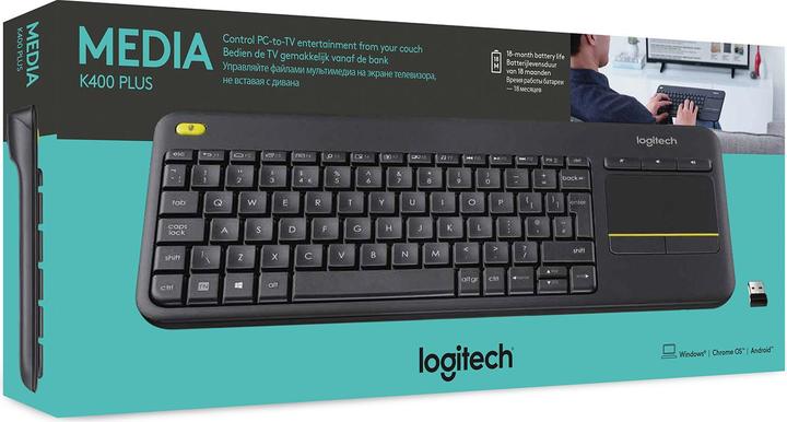 Actual product image Logitech K400 Plus (NL, Wireless)