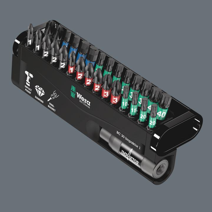 Actual product image Wera Bit-Check 30 Impaktor 2 (1 x 4 x 25 mm, 1 x 5 x 25 mm, 1 x 3 x 25 mm, 1 x 6 x 25 mm)