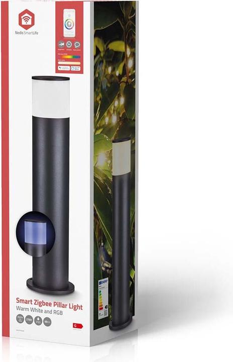 Actual product image Nedis Smartlife outdoor light | 360 lm | Zigbee 3.0 | 10 + 4 W | RGB / warm white | 2700 K | aluminium (360 lm, IP65)
