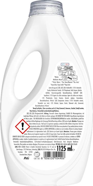 Actual product image Ariel Flüssig Touch of Unstoppables 1.125L Vollwaschmittel 25 WL (25 Washing cycles, Liquid detergent)