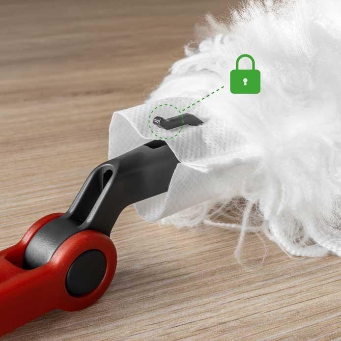 Immagine prodotto Vileda Staubwedel mit langem Stiel + 1 Flex&Catch-Einsatz (1 pz.)