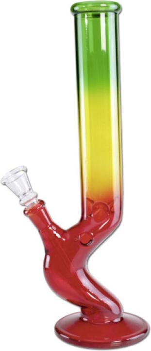 Produktbild Black Leaf Rasta Ice Bong gebogen 31cm