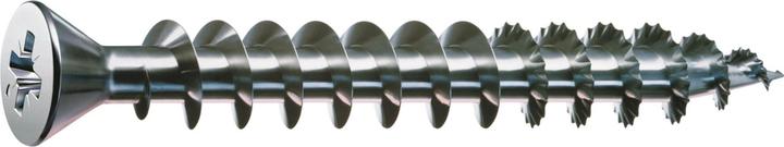 Produktbild Spax Senkkopf Bremsrippen Kleiner Kopf Kreuzschlitz Z1 Vollgewinde Wirox (1000 Schrauben pro Stück, 3 x 10 mm)