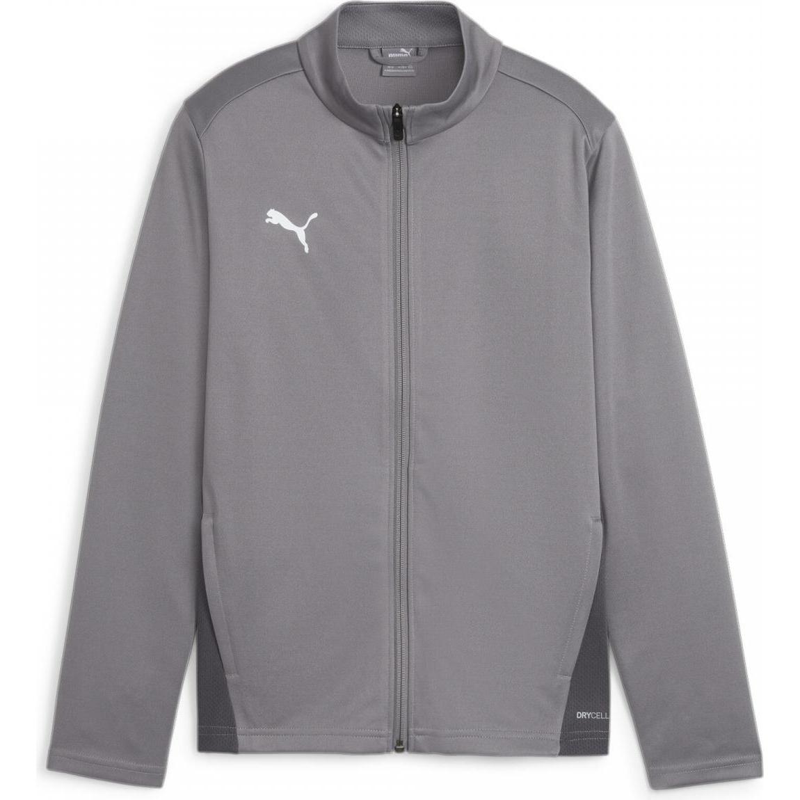 Puma, Unisex, Jacke, teamGOAL Training Jacket Jr (116), Weiss, 116