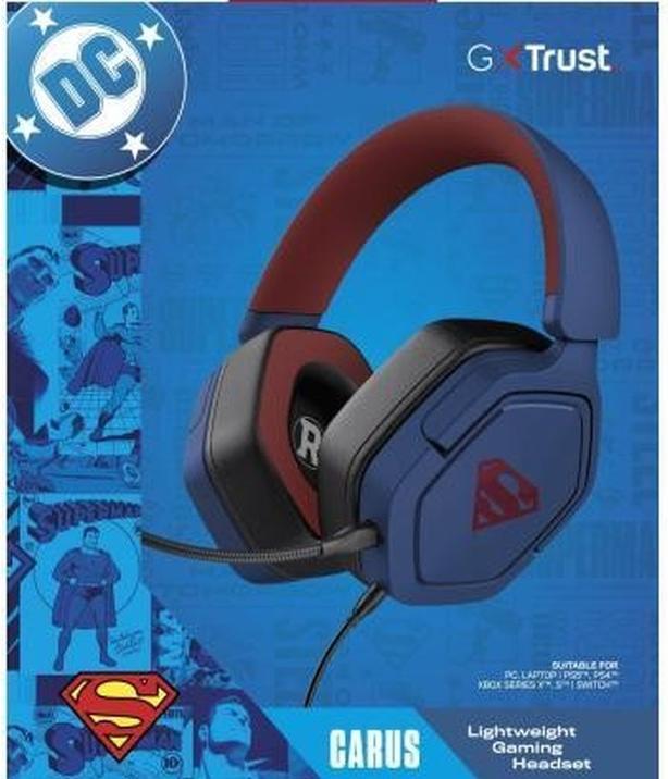 Actual product image Trust Gxt492sm Carus Headset Superman (Cable)