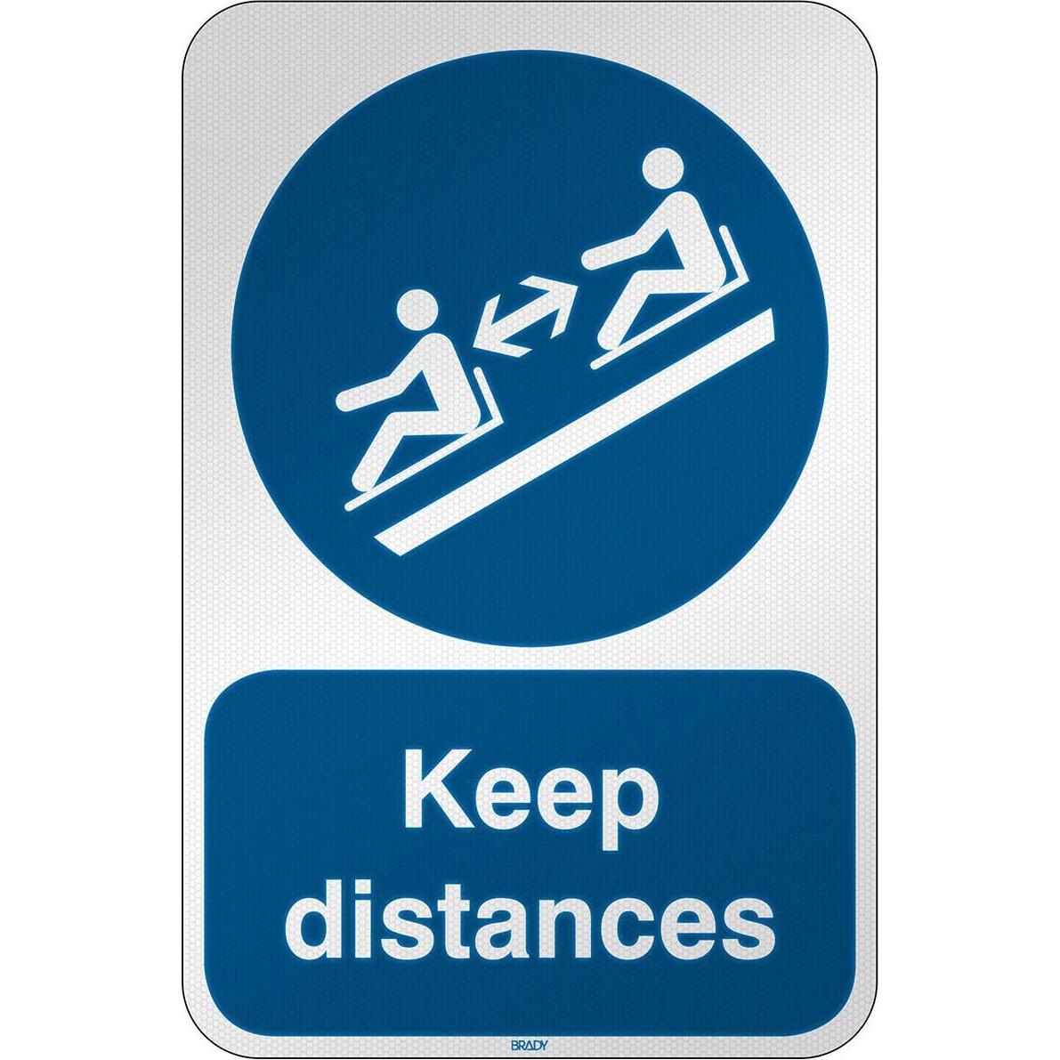 Brady, Sicherheitskennzeichnung, ISO Safety Sign - Keep