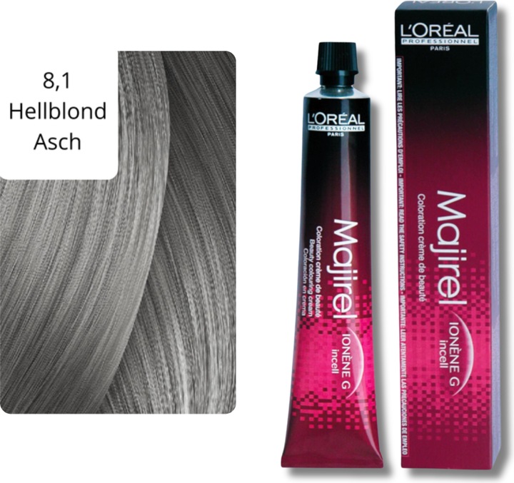 Produktbild L'Oréal Professionnel Majirel (8.1 Hellblond Asch)
