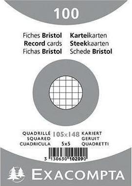 Exacompta Schede di valutazione (A6, 205 g/m², 100 x)