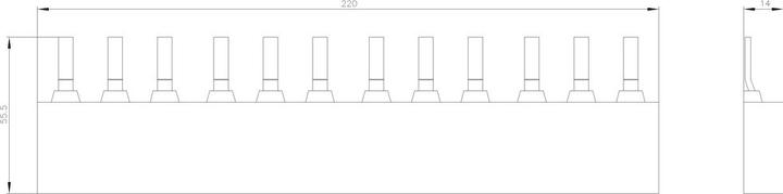 Produktbild Siemens Sammelschiene 4-polig 3-phasig