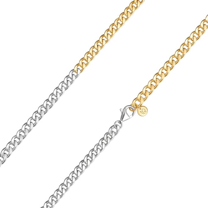 Produktbild Glanzstücke München Kette Sterling Silber bicolor - 38440 (Sterling Silber 100%)