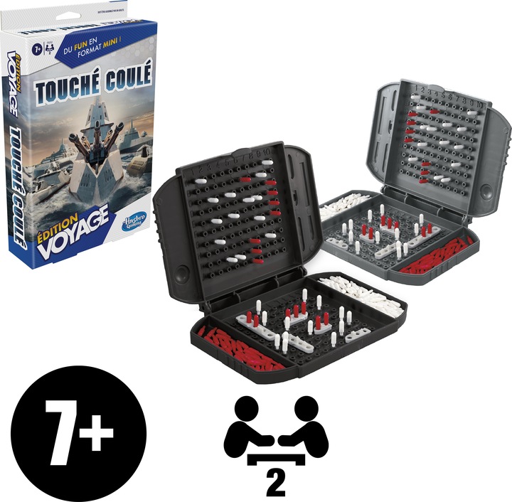 Actual product image Hasbro Gaming Battelship jeu de voyage (French)