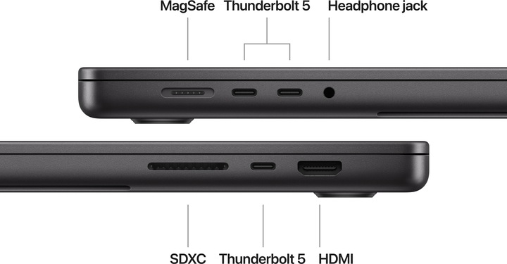 Produktbild Apple MacBook Pro 16 – 2024 (16.20", M4 Pro, 48 GB, 2000 GB, CH)