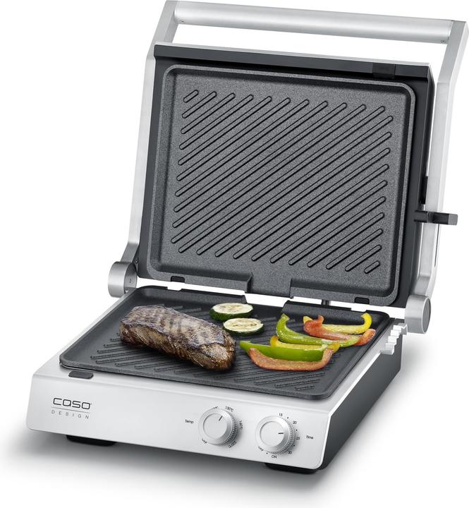 Produktbild Caso Table grill Double Contact Grill | SteakChef | Contact grill | 2000 W | Stainless Steel
