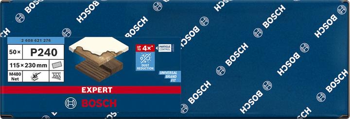 Image du produit Bosch Professional Zubehör EXPERT M480 Filet de ponçage pour ponceuses vibrantes, 115 x 230 mm, grain 240 (240)