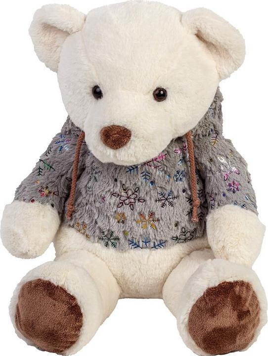 Winfun Peluche Ours avec capuche 33 cm (33 cm)