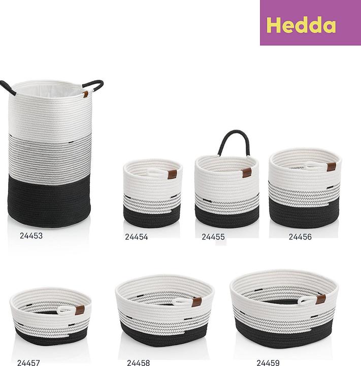 Actual product image Kela Laundry bag Hedda white-black (71 l)