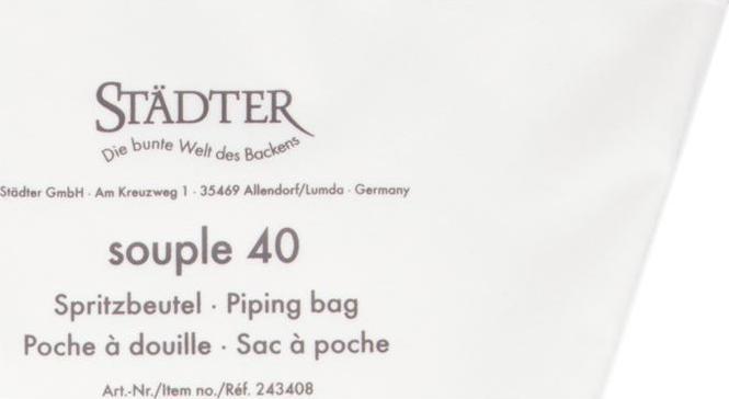 Produktbild Städter Mehrweg Spritzbeutel Profi, 40cm (Spritzbeutel, 1000 ml)