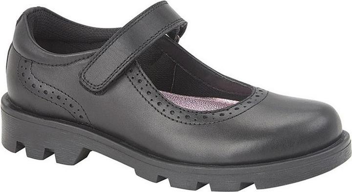 Actual product image Roamers Girls Shoes Bar Leather (33)