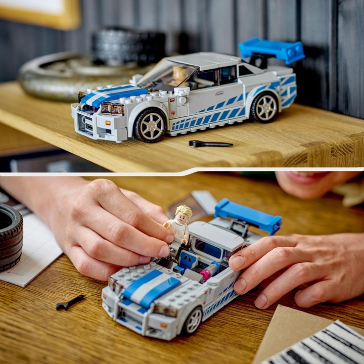Produktbild LEGO 2 Fast 2 Furious - Nissan Skyline GT-R (R34) (76917, LEGO Speed Champions)