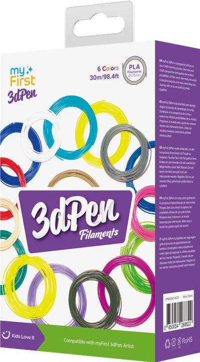 myFirst Filaments 3D Pen Artist (1.75 mm, Multicolore)