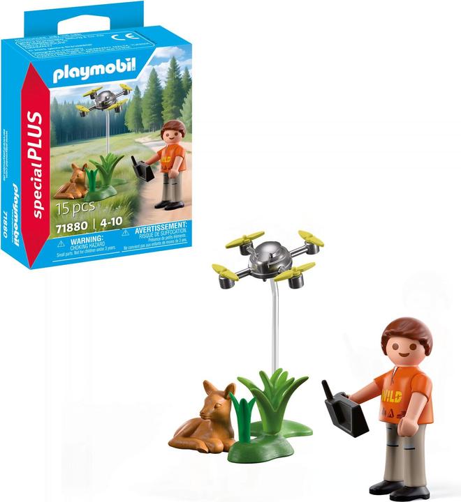 Actual product image Playmobil 71880 Rehkitz-Rettung mit Drohne (71880)