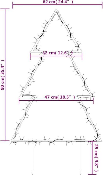 Image du produit vidaXL LED Weihnachtsbaum