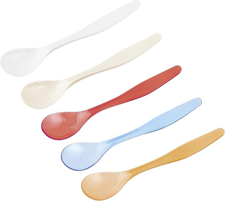Productafbeelding Fackelmann Eierlepel, kleurrijk 14,5cm 4 stuks. (4 Stuk, Lepel)