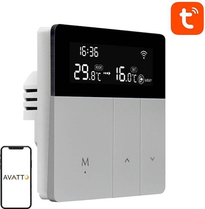 Produktbild Avatto Smart Boiler Heating Termostat WT50 3A Wi-Fi Tuya