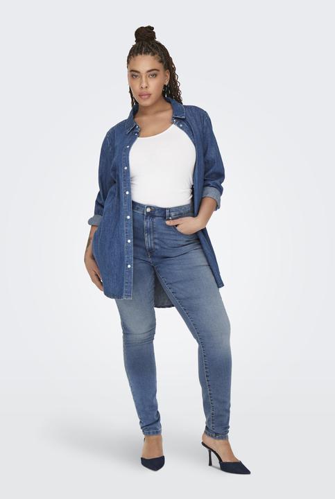 Produktbild Only CARFOREVER Hohe Taille Skinny Fit Jeans Skinny Jeans (W42/L32)