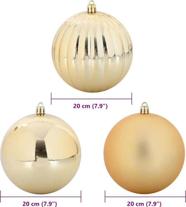 Actual product image vidaXL Weihnachtskugeln (4 x)