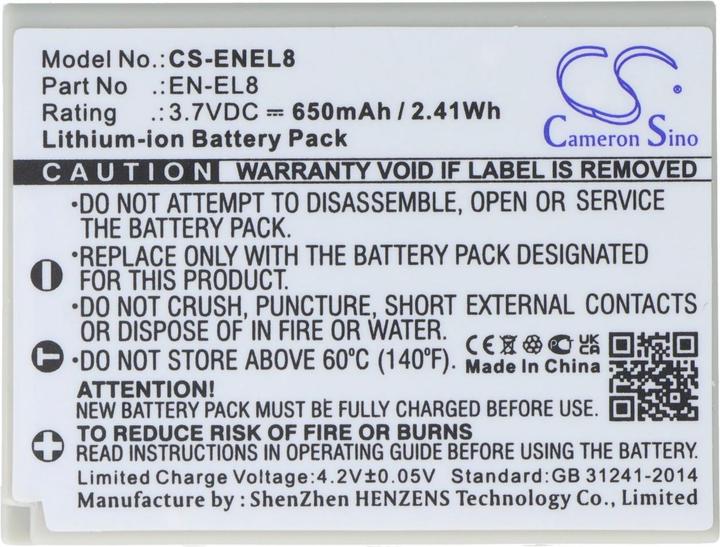 Actual product image Kodak Akku Klic-7000, LS755 Zoom EasyShare (Camera battery)