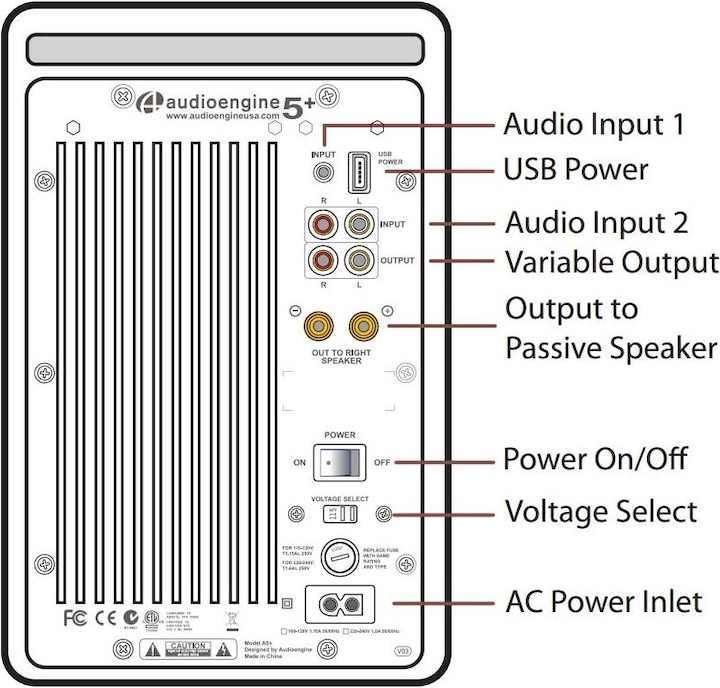 Image du produit Audioengine A5+ (1 paire, 150 W)