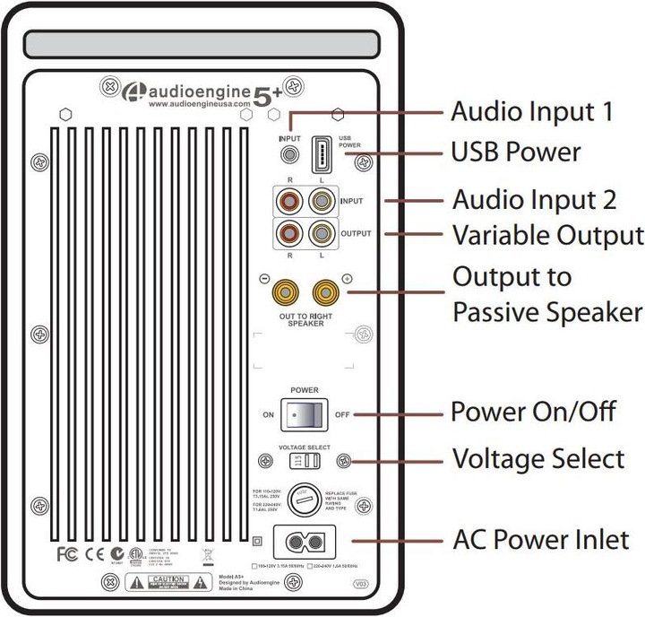 Image du produit Audioengine A5+ (1 paire, 150 W)