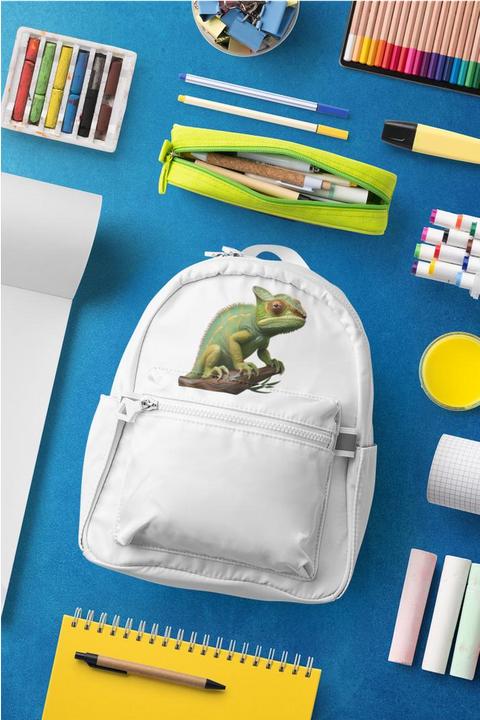 Produktbild Bügelbilder Schul & Freizeitsrucksack-Set Chamäleon (15 l)