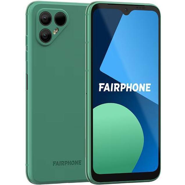 Fairphone 4 (256 GB, Green, 6.30", SIM + eSIM, 48 Mpx, 5G), Smartphone, Grün