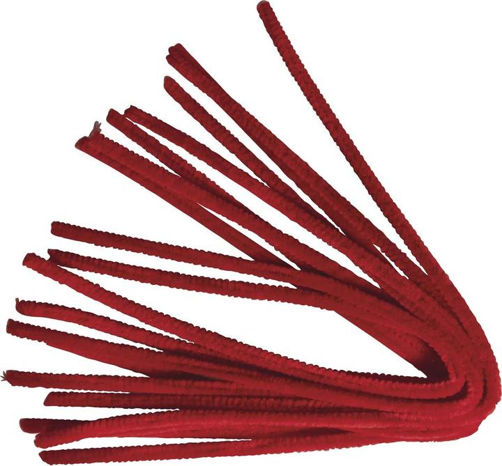 Produktbild Rayher Chenilledraht, rot, 10 Stück (0.50 m)