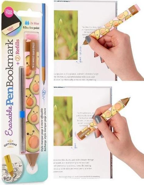 Produktbild Thinking Gifts Pen Bookmark Set Avocado - Stift und Le