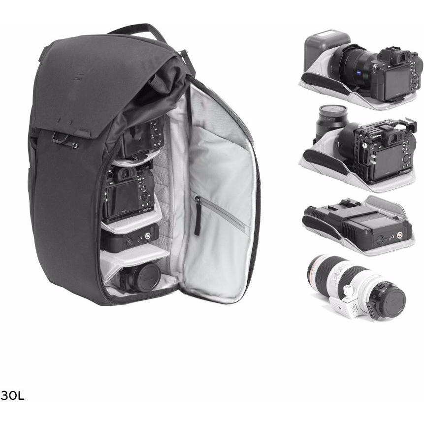 Thumbnail - Peak Design Everyday Backpack 30L v2 (Fotorucksack, 30 l), Kameratasche, Schwarz